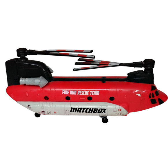 🚁Matchbox Power Launcher Helicopter Fire Rescue Team 11" Chinook Emergency Toy - Picture 8 of 14